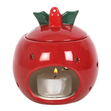 Load image into Gallery viewer, Red Christmas Ornament Bauble Oil Burner
