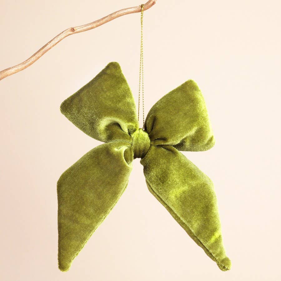 Velvet Bow Hanging Decoration