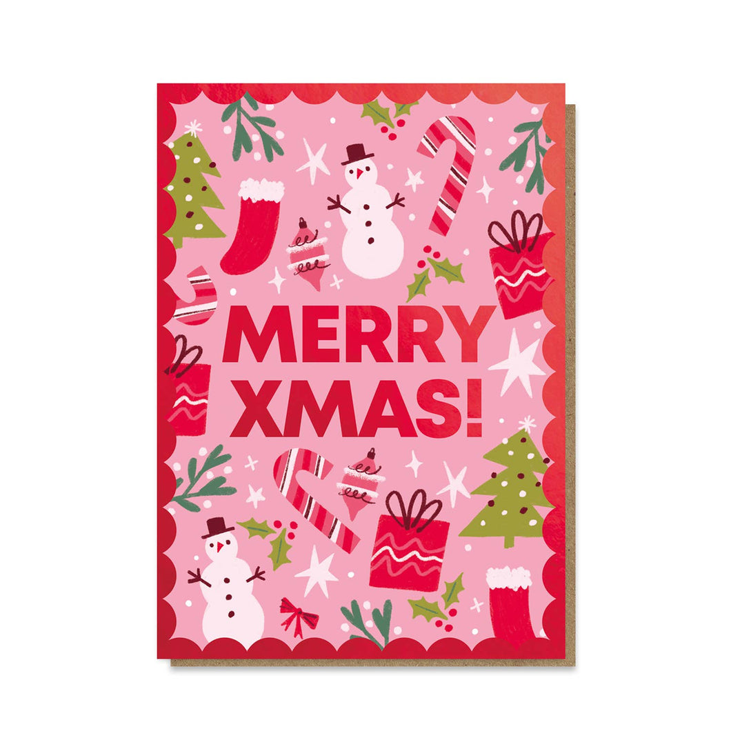 Seasonal Stuff Christmas Greetings Card