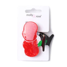 Load image into Gallery viewer, Cherry Shaped Hair Claw Clamp

