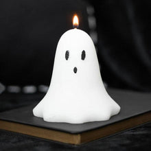 Load image into Gallery viewer, 10cm Unscented Halloween Ghost Shaped Candle
