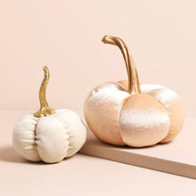 Load image into Gallery viewer, Velvet Pumpkin Standing Decoration
