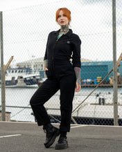 Load image into Gallery viewer, Rebel Romance Jet Black Boiler Suit
