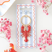 Load image into Gallery viewer, You Are My Lobster Keyring
