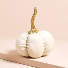 Load image into Gallery viewer, Velvet Pumpkin Standing Decoration
