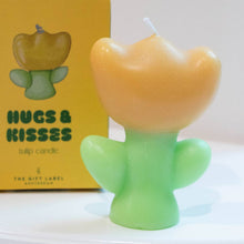 Load image into Gallery viewer, Hugs &amp; Kisses Yellow Tulip Candle
