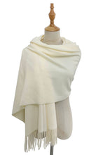 Load image into Gallery viewer, Burnt Orange Soft Wool Blend Wrap Scarf
