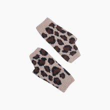 Load image into Gallery viewer, Leopard Print Wrist Warmer in Beige
