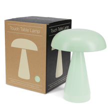 Load image into Gallery viewer, Mint Green Touch Dimmable Mushroom Table Lamp
