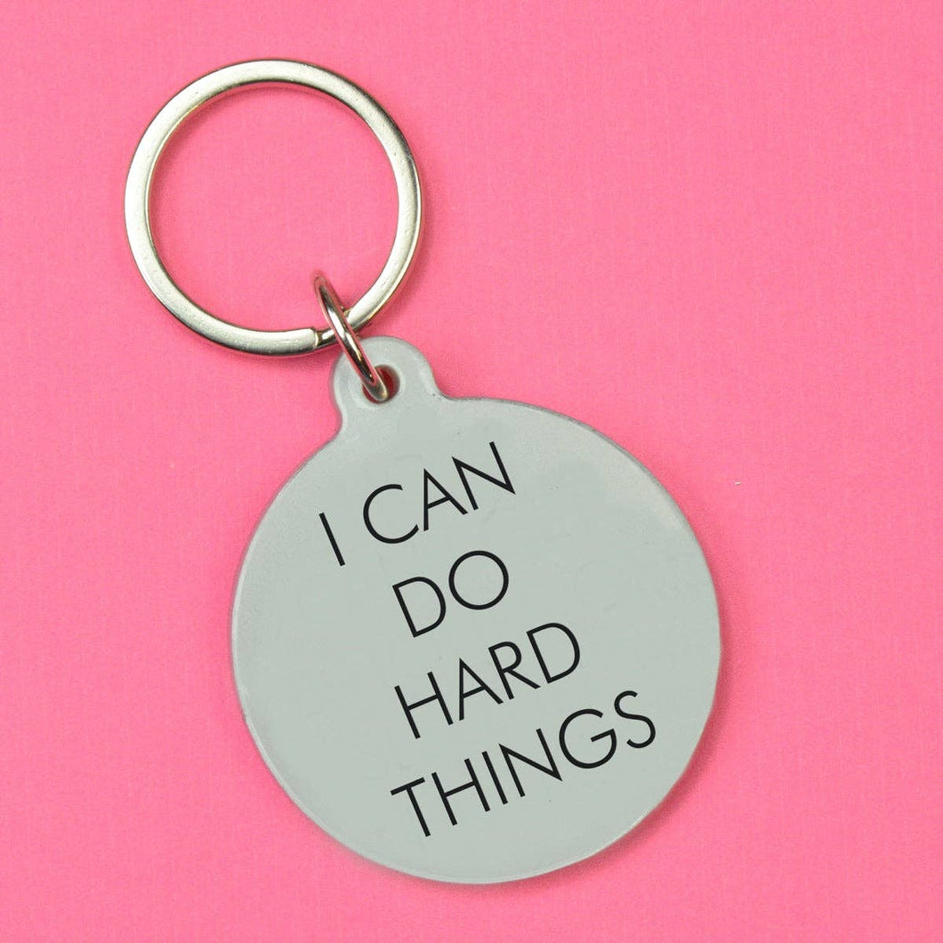 I Can Do Hard Things Keytag