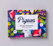 Load image into Gallery viewer, Floral Fantasia Pigeon Pack of 6 Folding Letter Set
