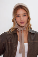 Load image into Gallery viewer, Light Brown Knitted Bonnet
