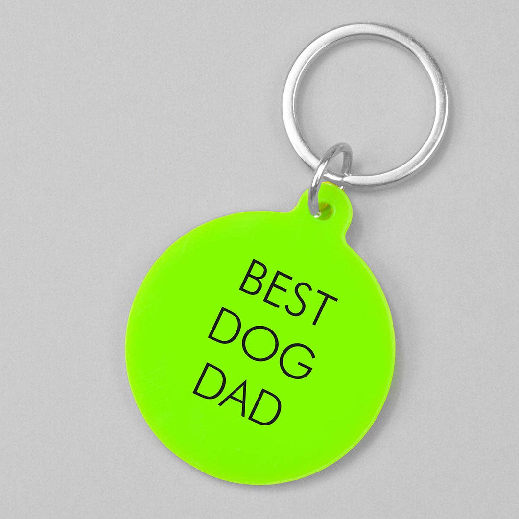 Best Dog Dad Keytag