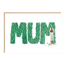 Load image into Gallery viewer, Topiary Mum Greetings Card
