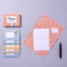 Load image into Gallery viewer, Nature Study Pigeon Pack of 6 Folding Letter Set
