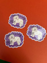 Load image into Gallery viewer, Immediately No Dog Vinyl Sticker
