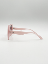 Load image into Gallery viewer, Oversized Rounded Angular Sunglasses in Pink
