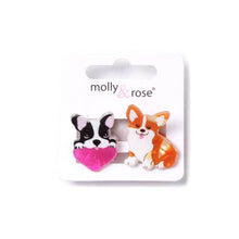Load image into Gallery viewer, Set of 2 Dog Mini Hair Claw Clips
