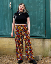 Load image into Gallery viewer, Love Bugs Floral Wide Leg Trousers
