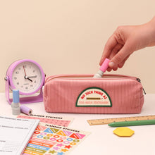 Load image into Gallery viewer, Pink Pencil Case - No Such Thing as Too Much Stationery
