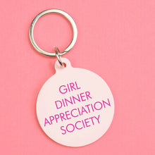 Load image into Gallery viewer, Girl Dinner Appreciation Society Keytag
