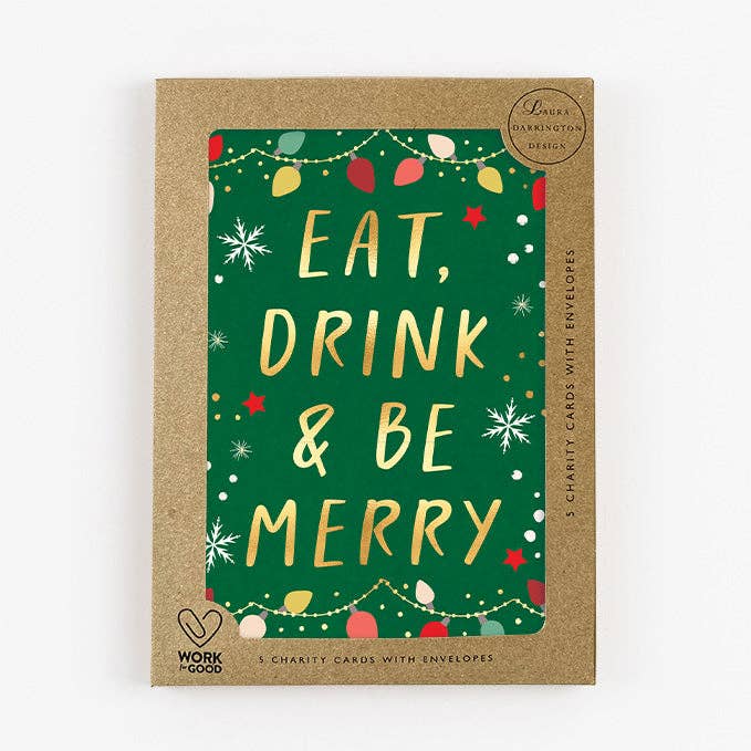 Santa Pack of 5 Charity Christmas Cards