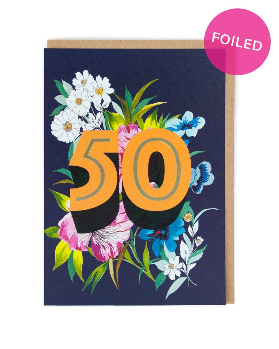 Fifty Greetings Card