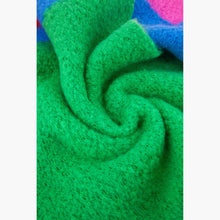 Load image into Gallery viewer, Aster Green &amp; Pink Colourblock Scarf
