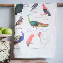 Load image into Gallery viewer, Cocks Bird Cotton Tea Towel
