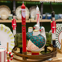 Load image into Gallery viewer, Hand-Painted Bird Ceramic Candle Holders
