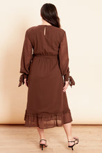 Load image into Gallery viewer, Side Split Belted Midi Dress
