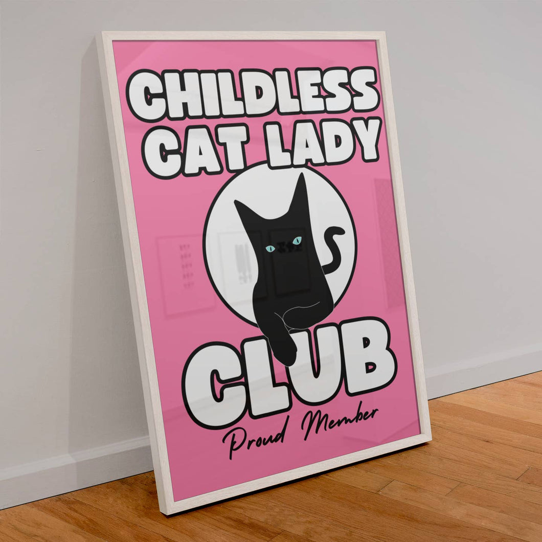 Childless Cat Lady Print