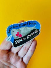 Load image into Gallery viewer, Seal Of Approval Glitter Sticker
