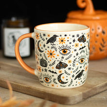 Load image into Gallery viewer, Frightful Folk Print Halloween Mug

