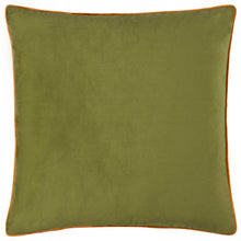 Load image into Gallery viewer, Meridian Velvet Cushion in Olive &amp; Ginger

