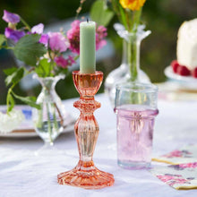 Load image into Gallery viewer, Boho Glass Candle Holder

