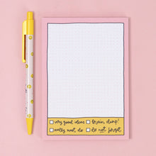 Load image into Gallery viewer, Pink Grid A6 Notepad
