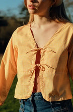 Load image into Gallery viewer, Yellow Gingham Ava Blouse
