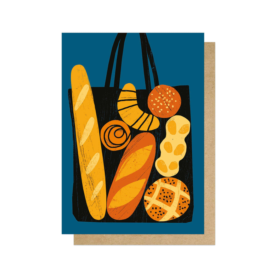 Bakery Bag Greetings Card