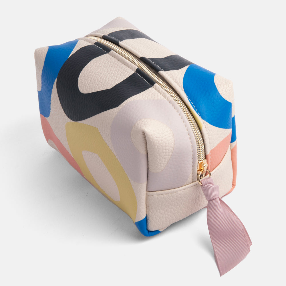 Caroline Gardner Loop Print Cosmetics Bag