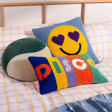 Load image into Gallery viewer, Disco Multicoloured Knitted Cushion
