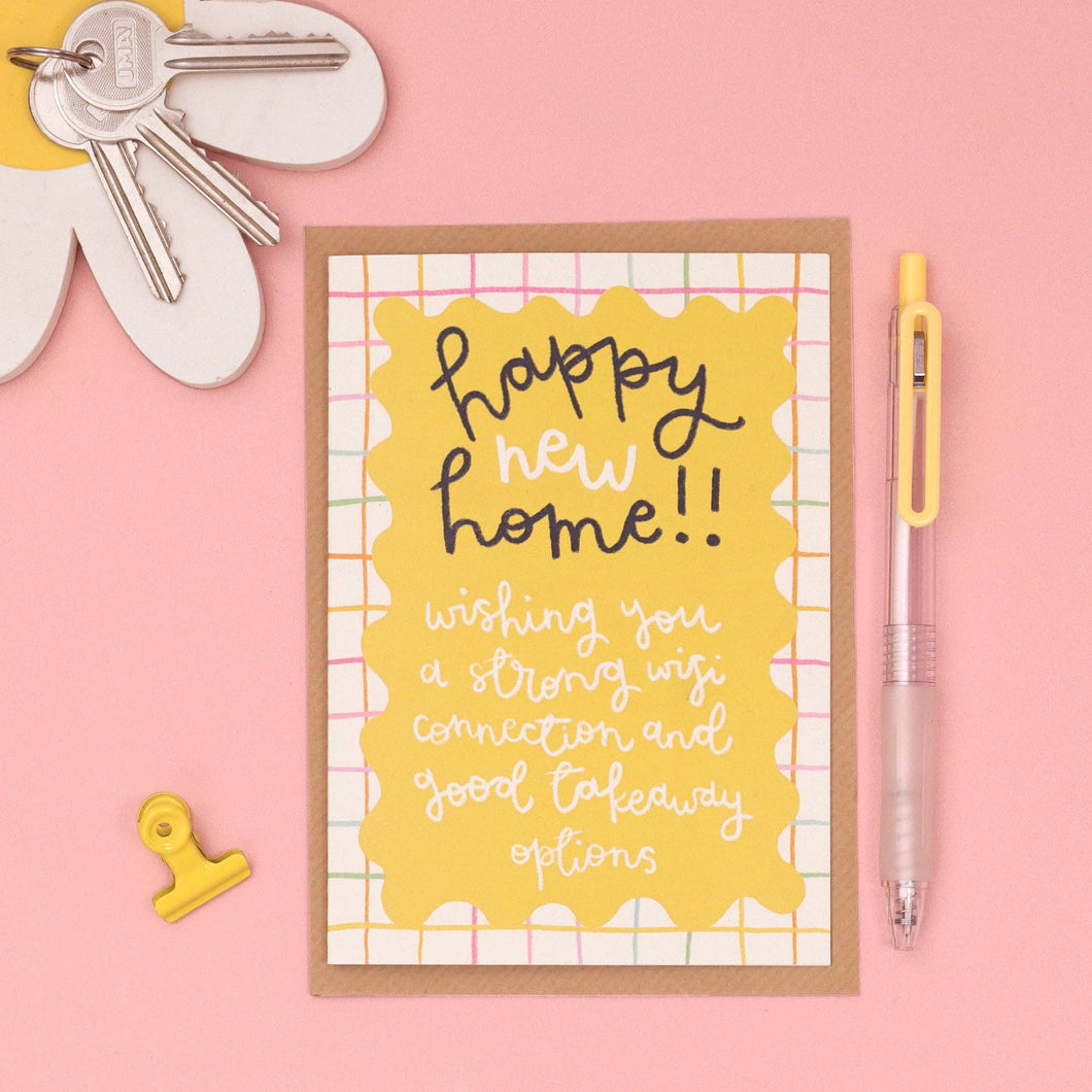 Happy New Home Greetings Card