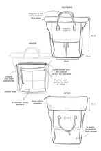 Load image into Gallery viewer, Kind Bag Small Hackney 2.0 Backpack in Black
