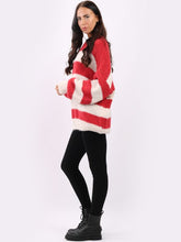 Load image into Gallery viewer, Coral Stripe Wool Mix Sweater
