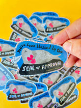 Load image into Gallery viewer, Seal Of Approval Glitter Sticker
