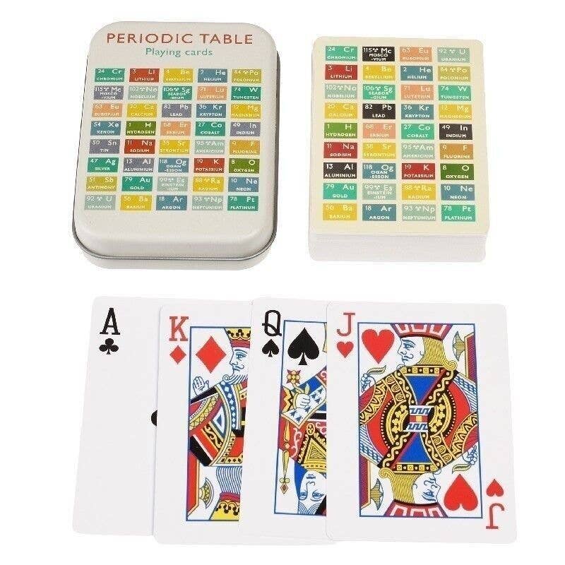Playing Cards in a Tin - Periodic Table