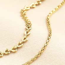 Load image into Gallery viewer, Gold Clover &amp; Barrel Charm Necklace
