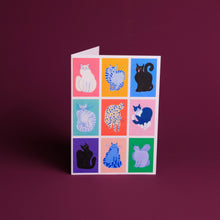 Load image into Gallery viewer, Nine Lives Greetings Card
