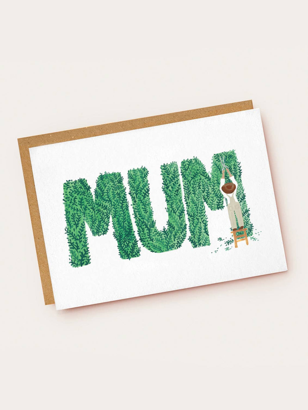 Topiary Mum Greetings Card