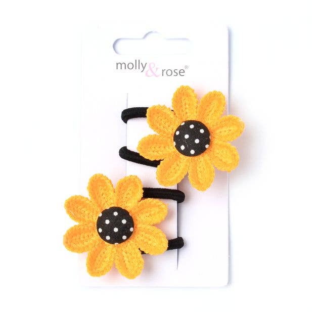 Pack of 2 Sunflower Hair Bobbles